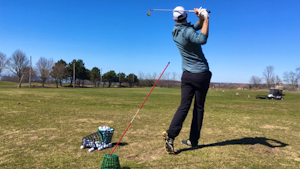 Alignment stick drill. 