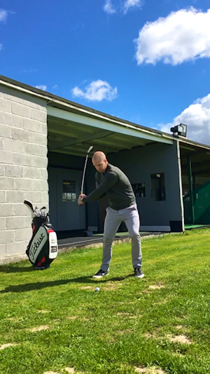 How to hit the high draw 3 wood - a slo-no view!