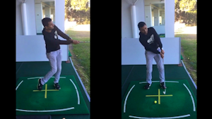 Part 2: A lesson with Kevin 
“I am trying to get under the ball!”
The most common mistake in golf ! 