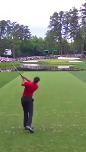 Tiger 16 Sunday at The Masters 