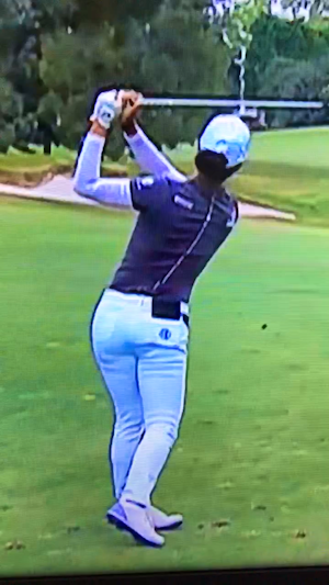 Minjee  on her way to winning on LPGA