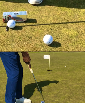 Simple putting drill to improve strike, roll, consistency and distance control.
