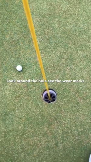 Reading The wear  around the hole