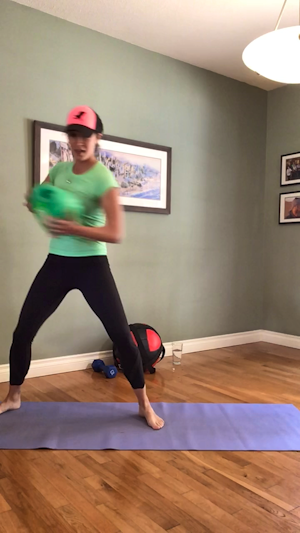 Household golf workout 