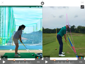 Comparison video with Justin Thomas