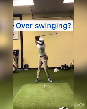 Quick drill for my over-swingers! 