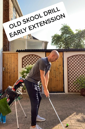 A classic drill to help prevent early extension in hips. 