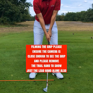 How To Film Your Grip For Full Swing, Chiping & Putting