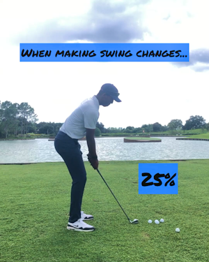 Great way to progress through swing changes 