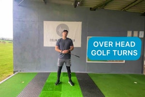 Over head golf turns