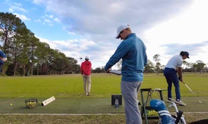 Inside Look at a Driver Lesson and Driver Accuracy Test 🎯👌