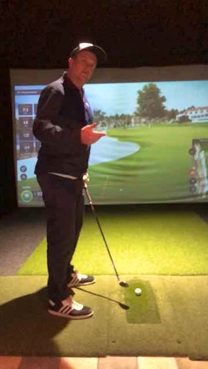 Extending the trail leg to rotate and shallow the club 