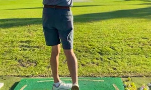 Dave's first lesson adjusting his set up and swing plane.