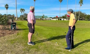 Rapid improvement around the green in 20 minutes.