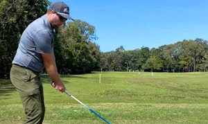 Changing shot shape while training. 