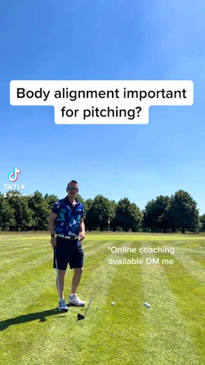 Alignment for pitching?