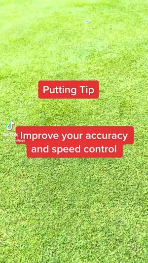 Every putt with the right line and speed go in…….