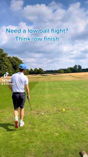 Low ball flight think low finish