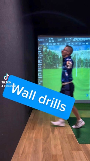 Find a wall to help your game. 