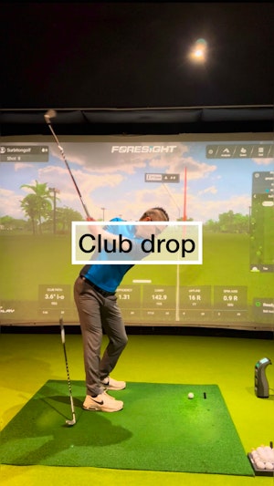 Improve Your Hip Turn with This Simple Drill (Club drop)