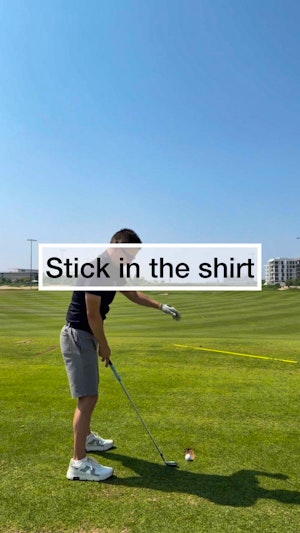 Stick in the shirt