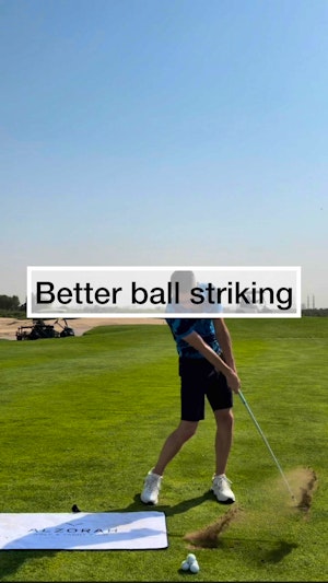 Simple visual for better ball striking