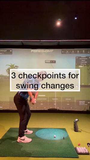 3 checkpoints for swing changes