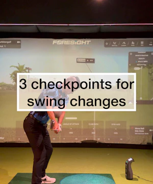 3 checkpoints for swing changes