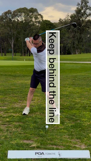 Keep behind the line