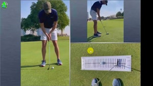 Lesson example from Dubai - 6 handicap 