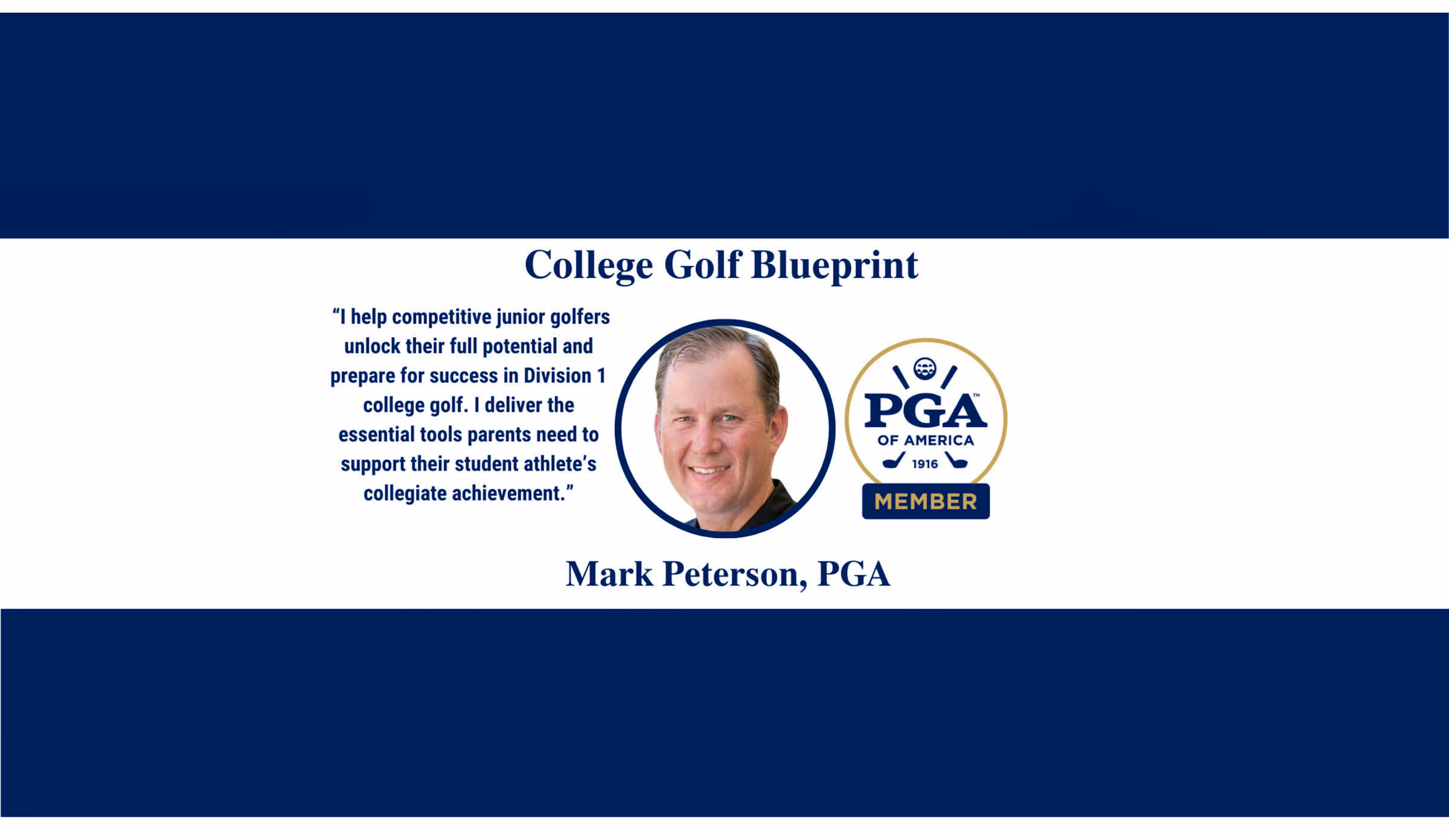 Mark Peterson, PGA