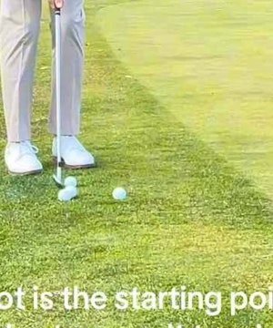 The chip and run with a 9 iron