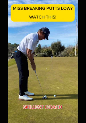 Keep missing breaking putts LOW? Try this!
