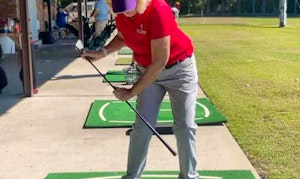 Live lesson Trigger the downswing with lower half 