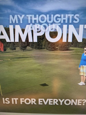 Aimpoint sink more putts