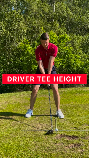 Driver Tee Height - Stock Shot