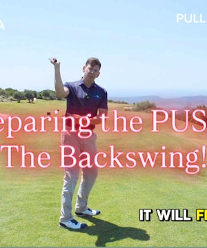 Preparing your right arm for the PUSH (Backswing)