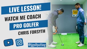 Live Putting Lesson with a Pro | Top Tips from JJ Putting Coach ⛳