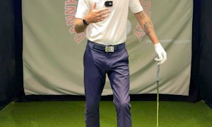 Right Elbow Behind Body (Downswing)