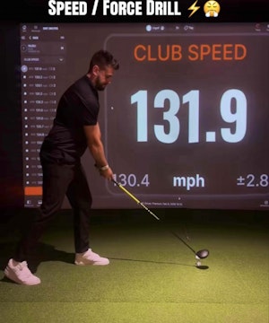 Isolated Lead Side Single Leg Speed & Force Drill