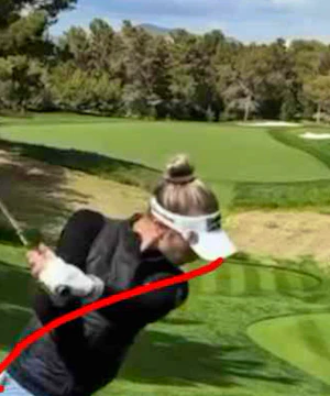 Improving Driver Technique: Left Arm Position at P5 to improve swing path and avoid slicing