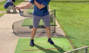 Correct Trail Shoulder Movement Through the Ball 