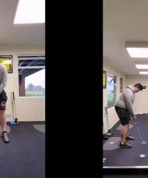 Beginner Golfer Putting Lesson