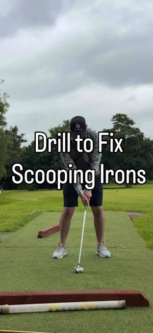 Drill to fix scooping irons