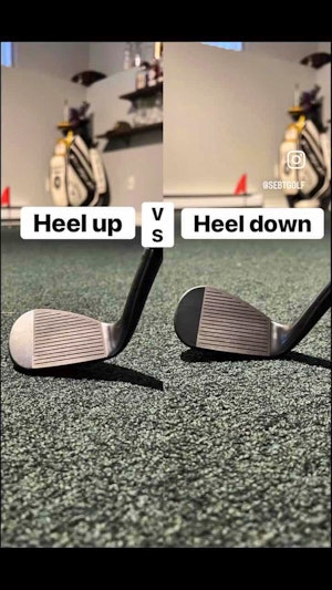 Heel up vs. Toe up