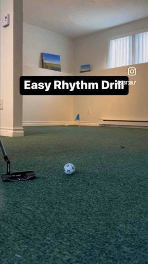 Putting rhythm drill