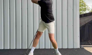 Perfect Pivot Drill - club on hip
