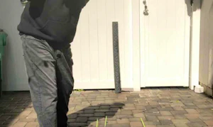 Downswing Drill for Arms and Body Sequence