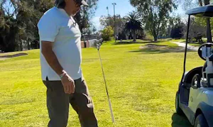Playing the 1st Hole at Riverview GC - the Approach Shot.