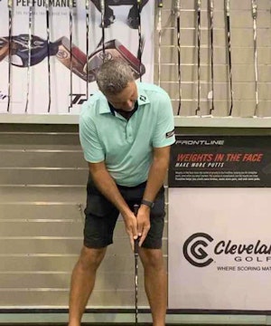 Andre Stolz (PGA tour winner) after putting